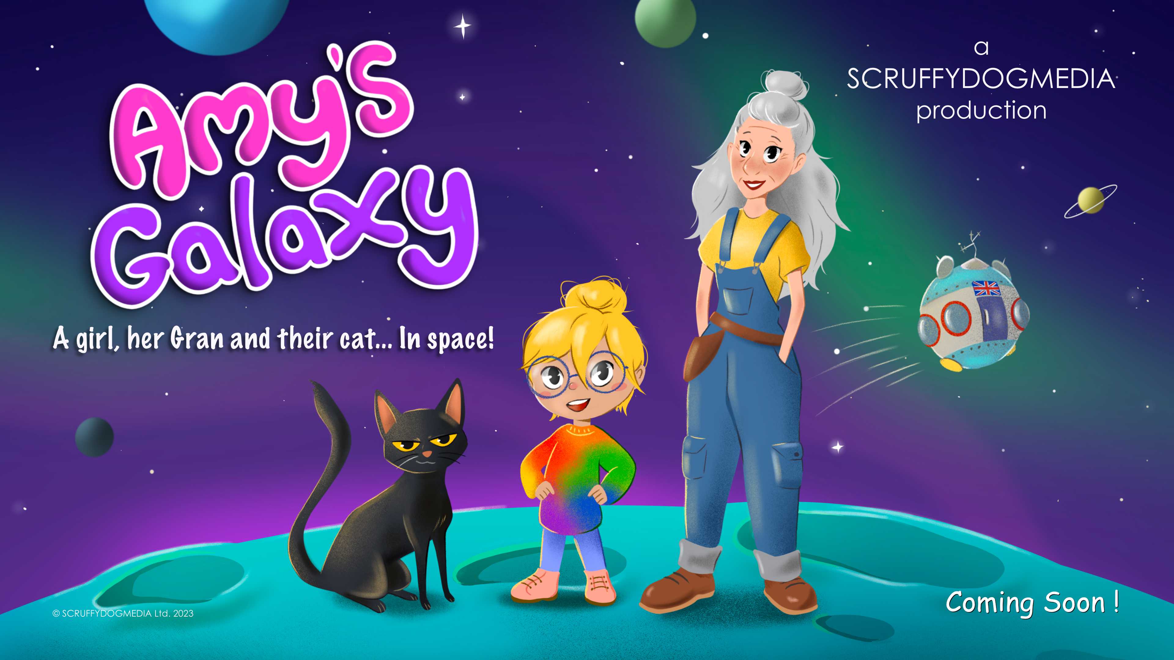 Amy's Galaxy - A Girl, her Gran and their cat...In space!